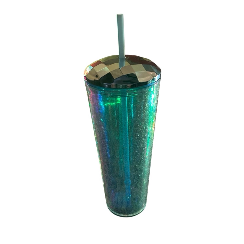 Starbucks Turquoise Kaleidoscope Tumbler Cold
Cup 2021 Iridescent 24oz